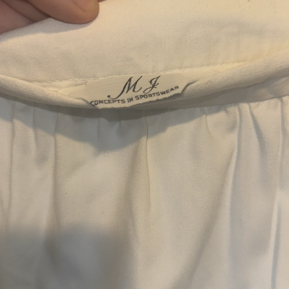 VINTAGE MS J BUTTON UP SKIRT WITH BELTLOOPS - Picture 3 of 5